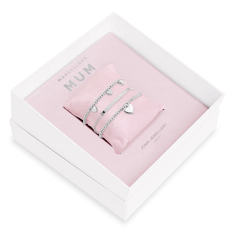Joma Jewellery Occasion Gift Box Marvellous Mum Bracelets 4244 in box