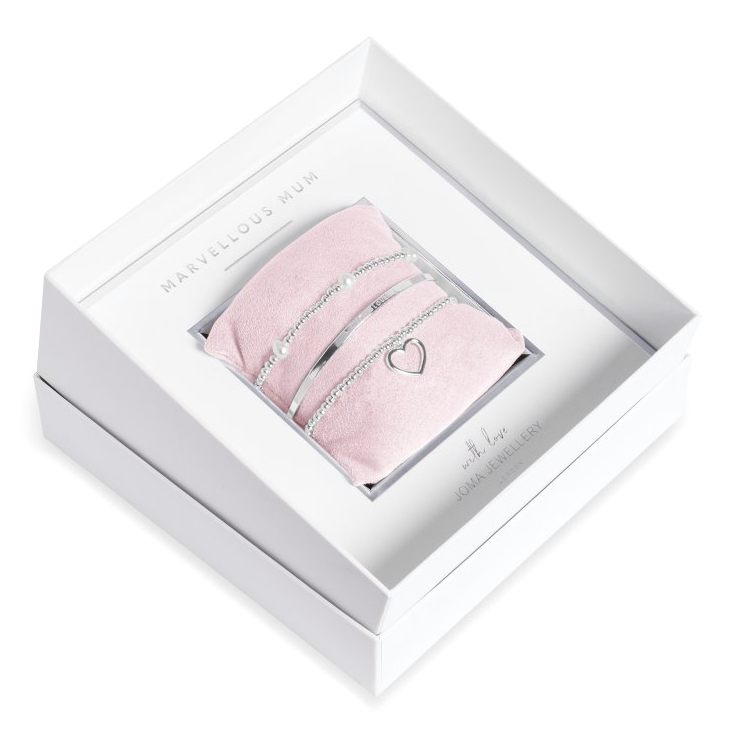 Joma Jewellery Occasion Stacking Bracelets Gift Box Marvellous Mum 3071 main