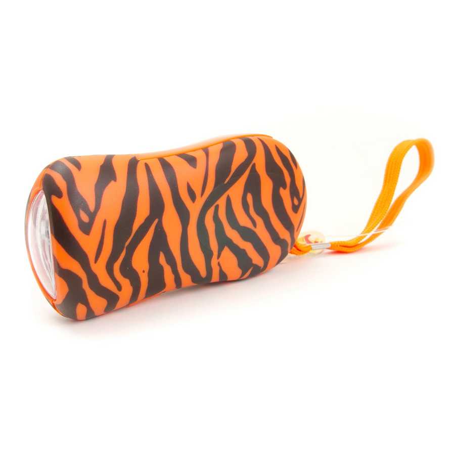 Jungle Print Wind-Up Torch 230069 Tiger