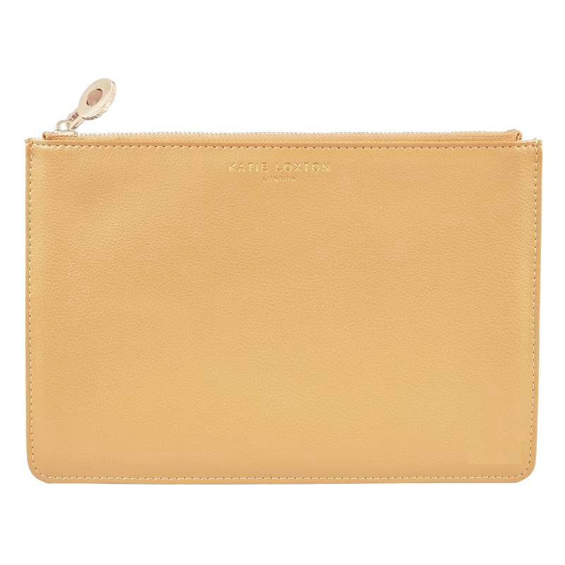 Katie Loxton Birthstone Perfect Pouch November Yellow Quartz front