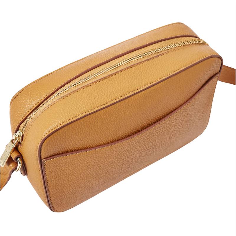 Katie Loxton Cara Crossbody Bag Dark Ochre KLB2103 top zip
