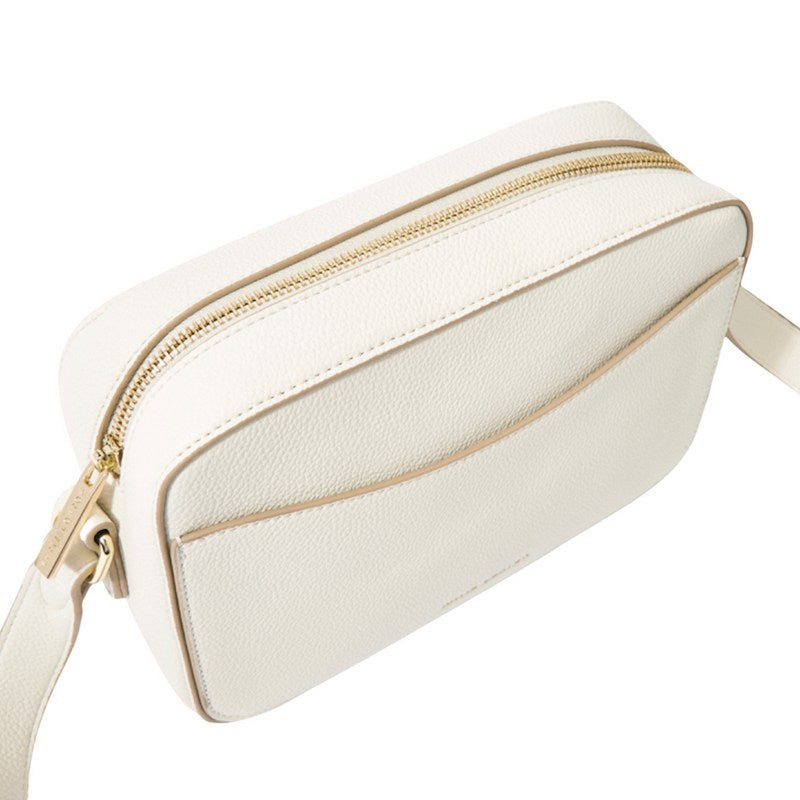 Katie Loxton Cara Crossbody Bag Off White KLB2098 top zip