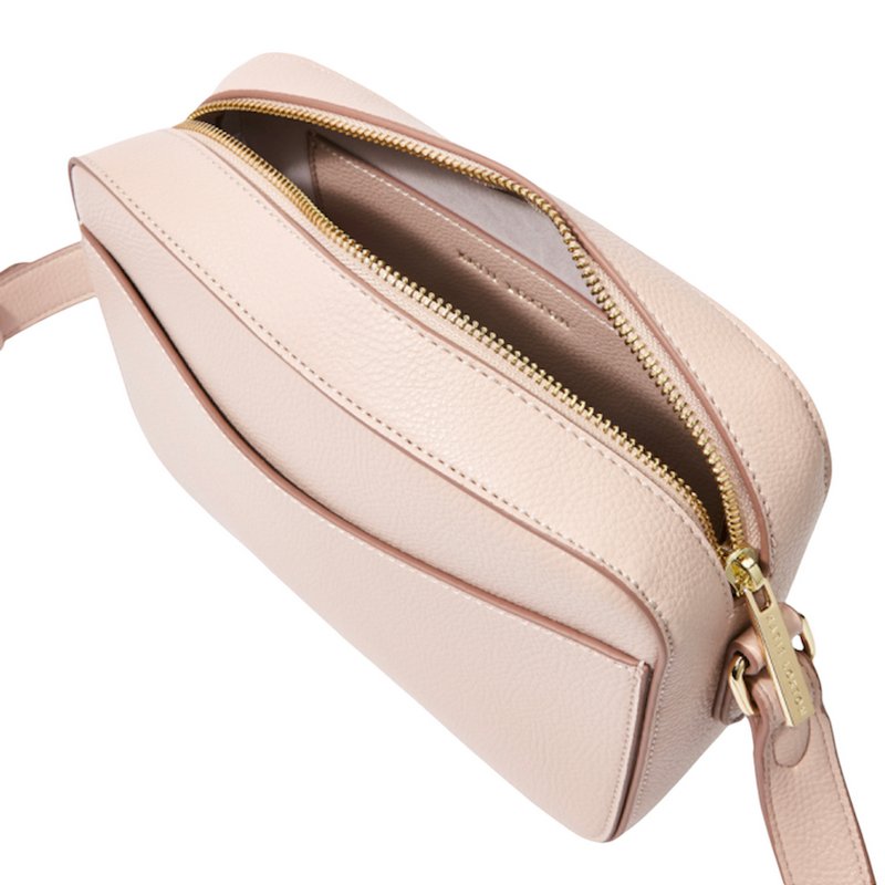 Katie Loxton Cara Crossbody Bag Pink KLB2099 open