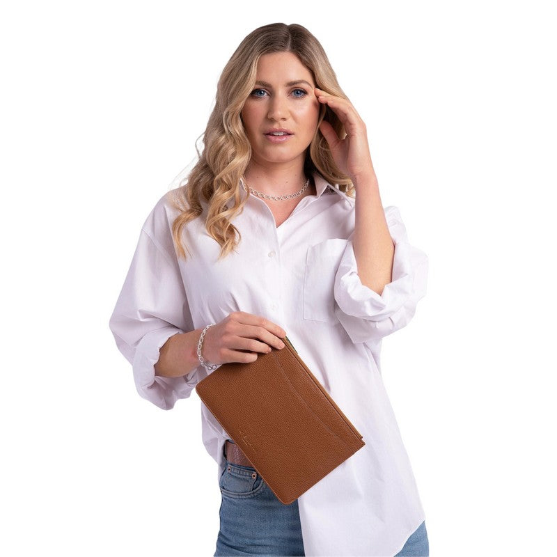 Katie Loxton Cara Pouch in Cognac KLB1707 main