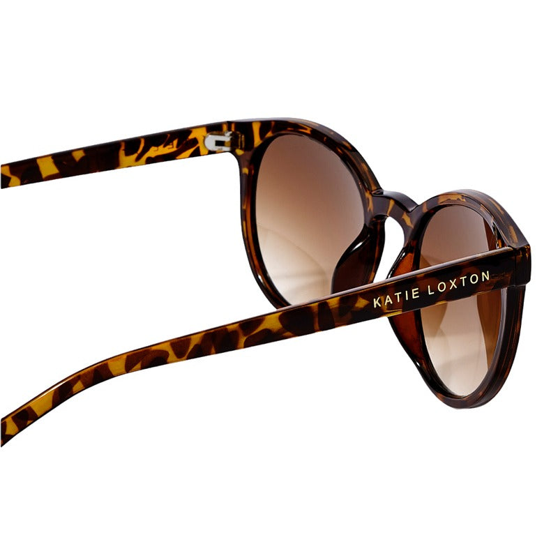 Katie Loxton Geneva Sunglasses in Brown Tortoiseshell KLSG038 side
