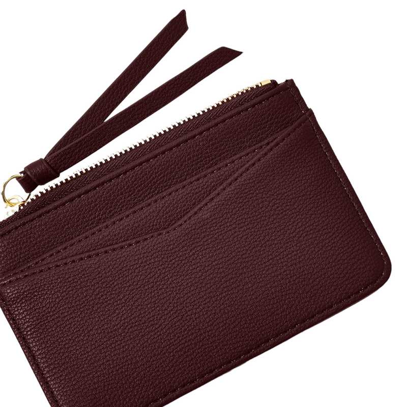 Katie Loxton Isla Coin Purse in Plum KLB2195 back