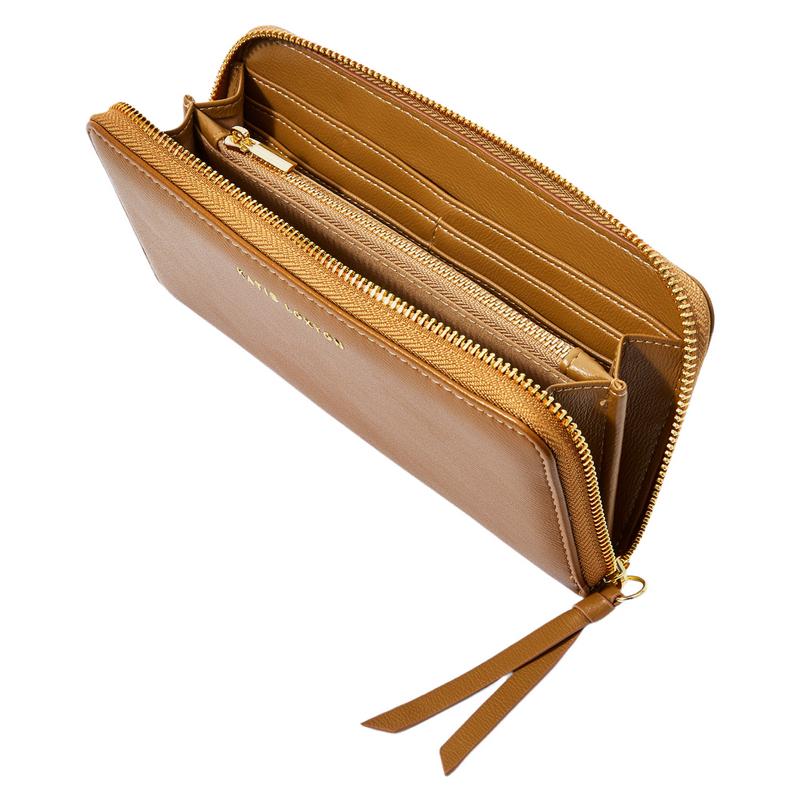 Katie Loxton Isla Purse in Tan KLB2197 open
