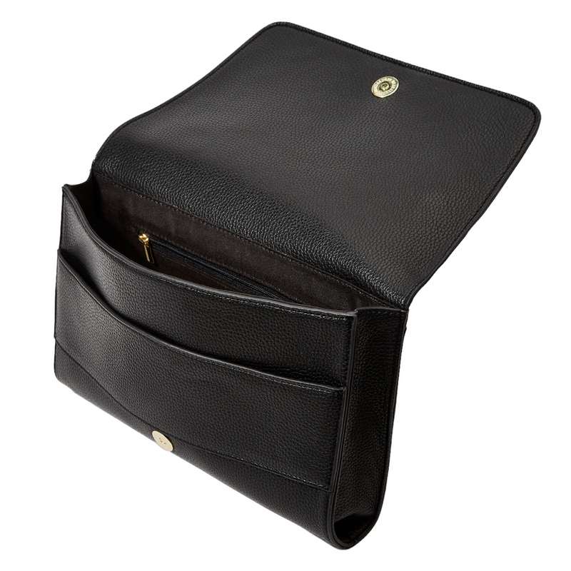 Katie Loxton Lila Clutch in Black KLB2243 open