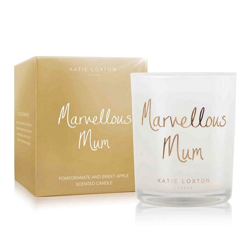 Katie Loxton Marvellous Mum Pomegranate And Sweet Apple Candle