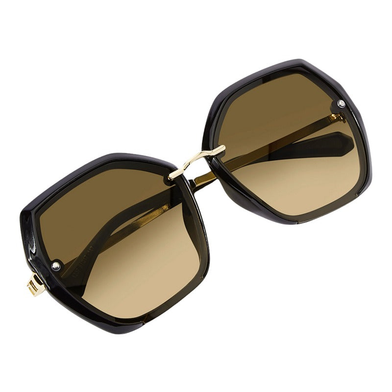 Katie Loxton Milan Sunglasses in Black KLSG034 folded