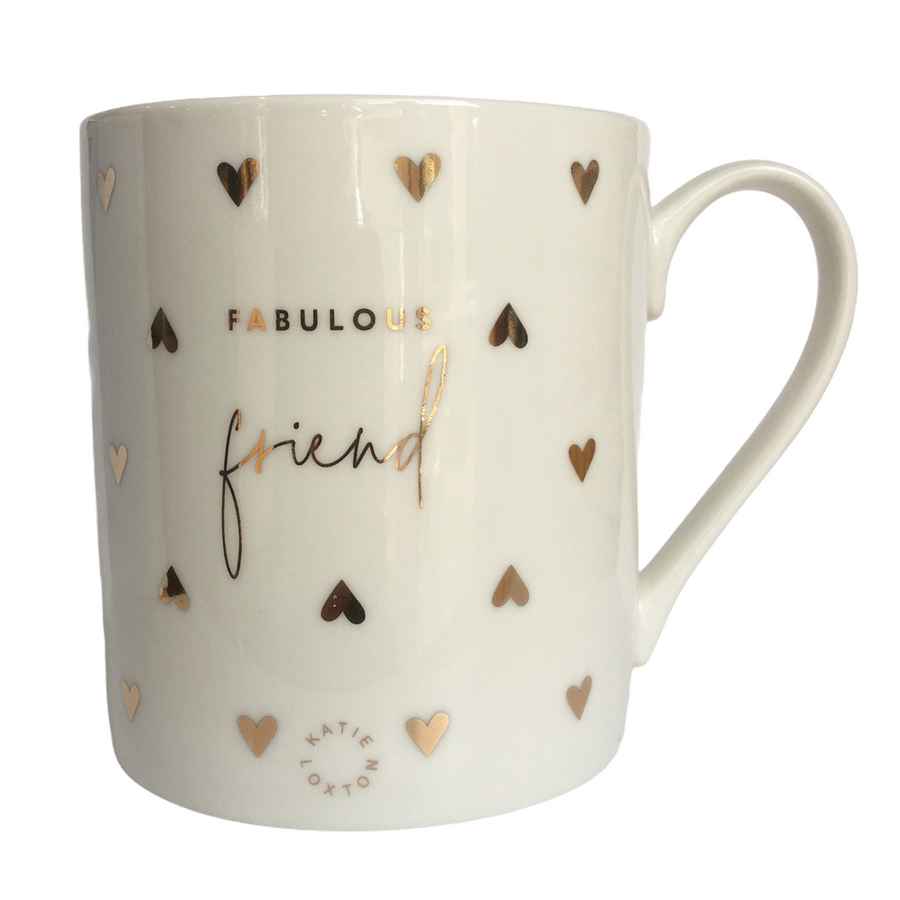 Katie Loxton Porcelain Mug Fabulous Friend mug front