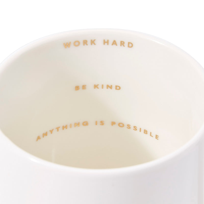 Katie Loxton Porcelain Mug It's A Lovely Day To Go After Your Dreams KLCW101 inside