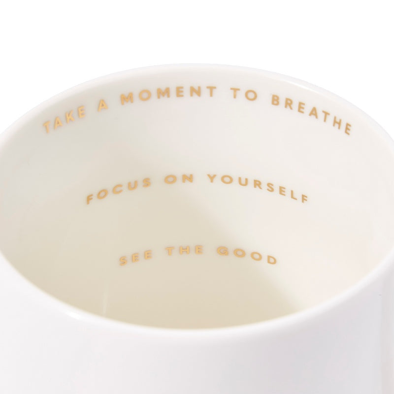 Katie Loxton Porcelain Mug Take Time To Enjoy KLCW103 inside