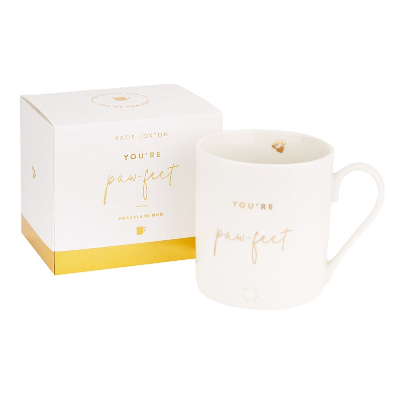 Katie Loxton Porcelain Mug You're Paw-fect KLCW110 with box