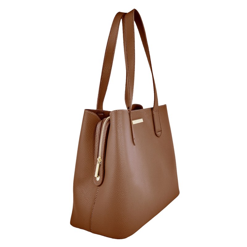 Katie Loxton Riley Shoulder Bag Cognac KLB1515 side