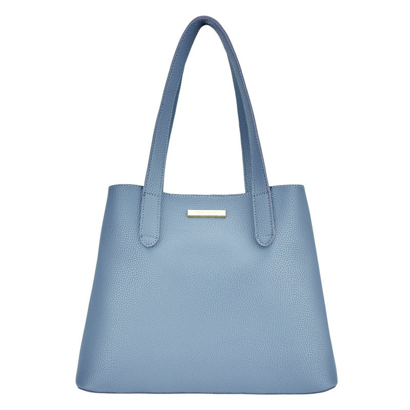 Katie Loxton Riley Shoulder Bag in Blue KLB2081 front