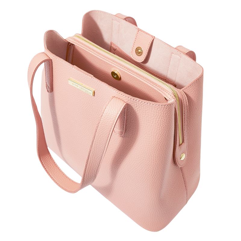 Katie Loxton Riley Shoulder Bag in Pink KLB2080 open