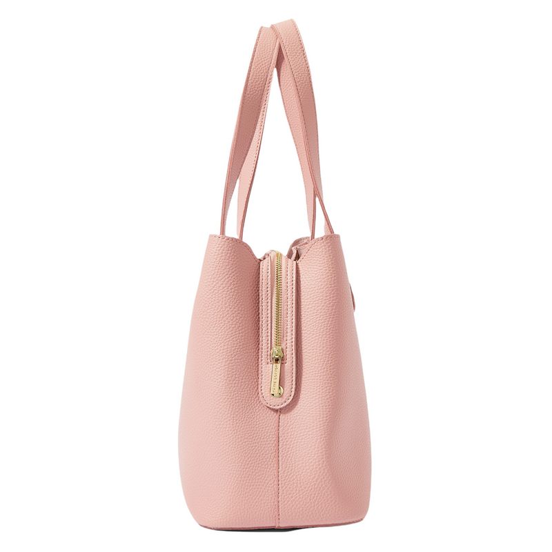 Katie Loxton Riley Shoulder Bag in Pink KLB2080 side