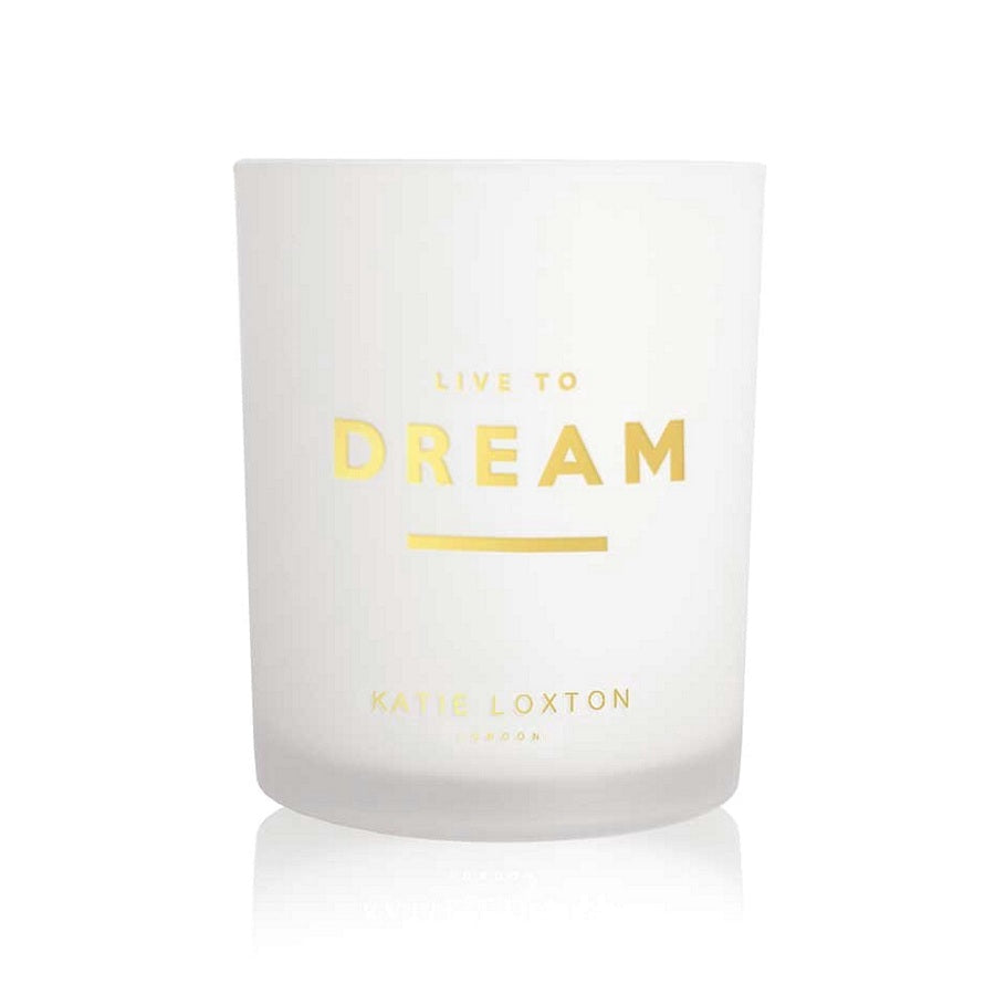 Katie Loxton Sentiment Scented Candle Live To Dream KLC162 votive