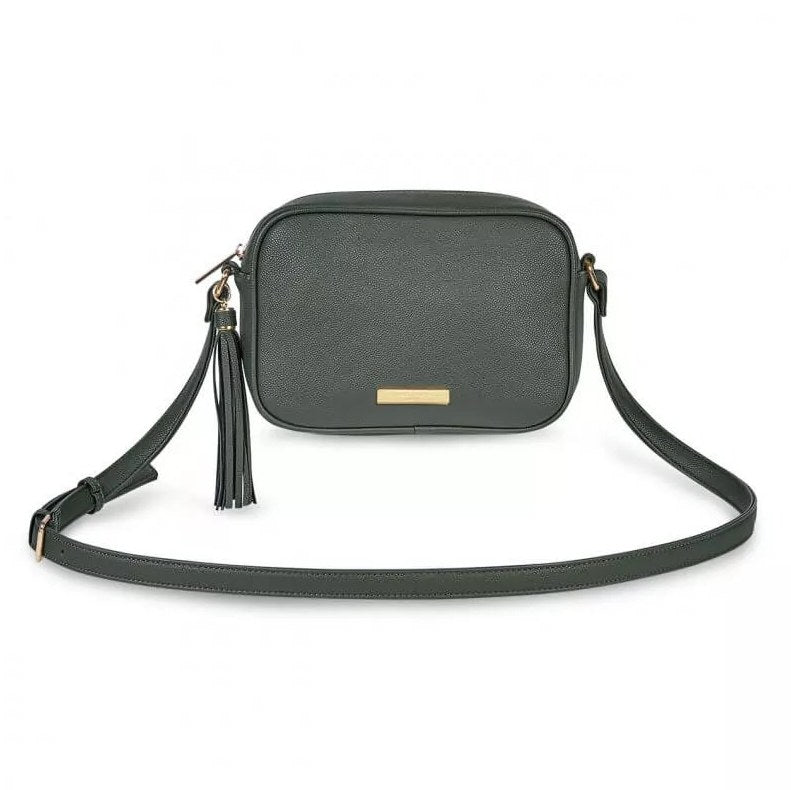 Katie Loxton Sophia Tassel Crossbody Sustainable Bag Khaki KLB1598 main