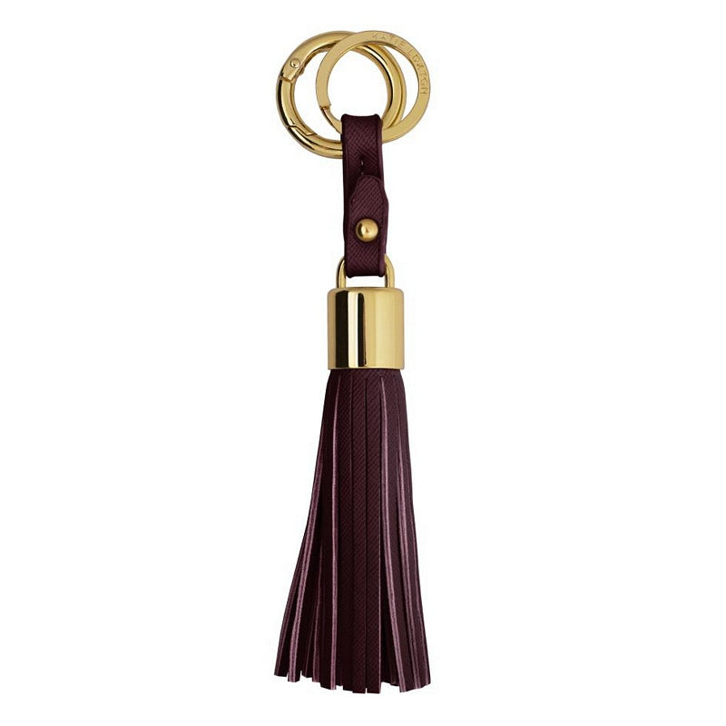 Katie Loxton Tassel Keyring Burgundy KLB072 front