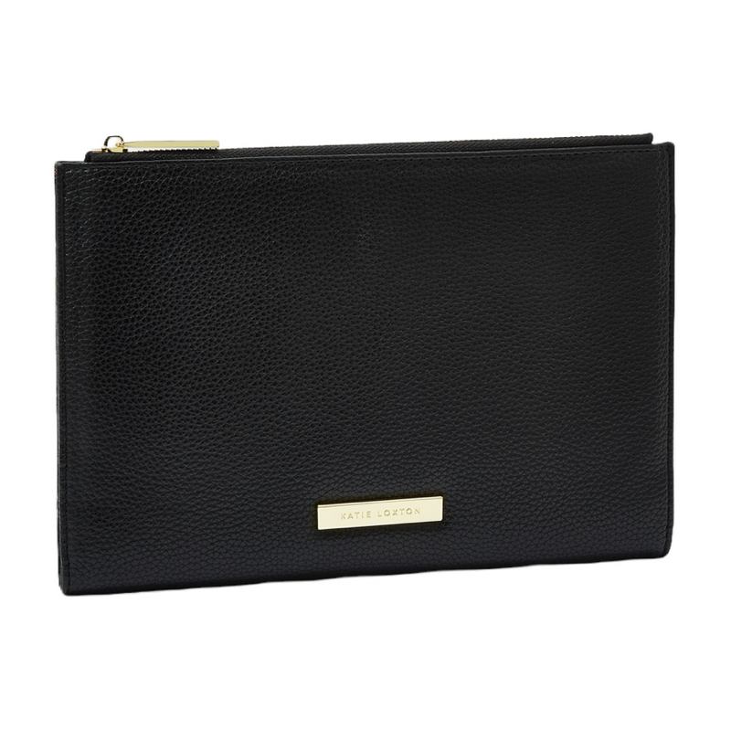Katie Loxton Travel Document Holder in Black KLB2333 main