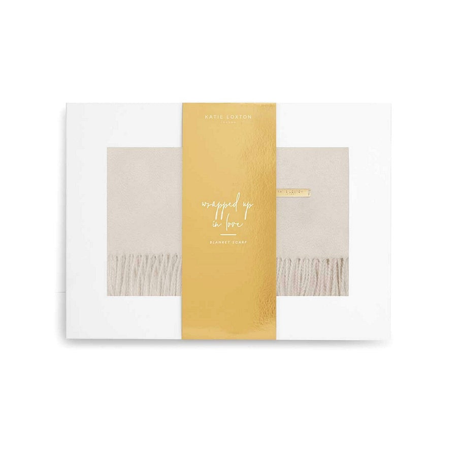Katie Loxton Wrapped Up In Love Scarf Moonbeam kls284 in box