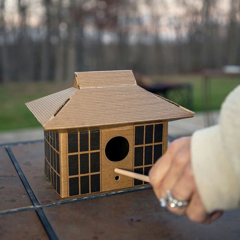 Kikkerland DIY Bird House Japanese Tea House BH07 lifestyle