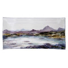 Highland Stoneware landscape rectangle plate