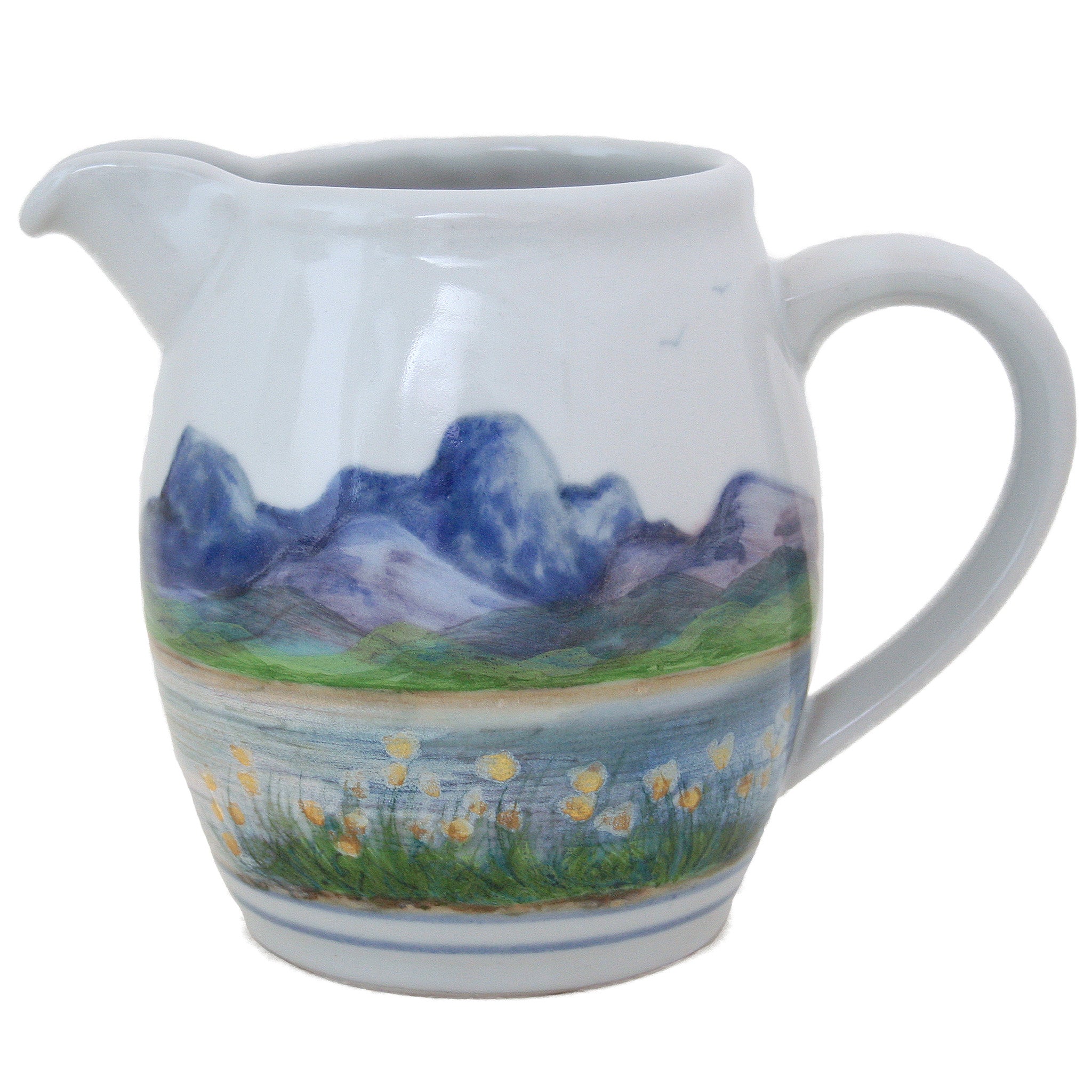 Highland Stoneware Landscape Jug 2 pint