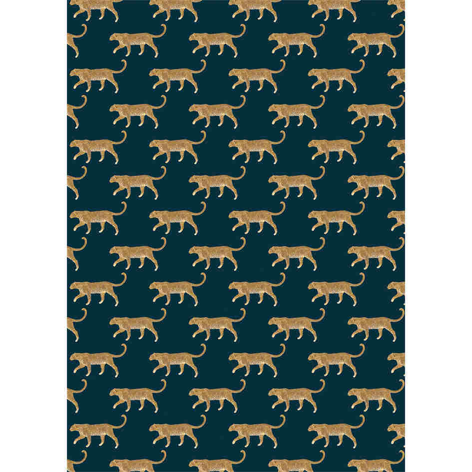 Golden Leopard Gift Wrap GW82