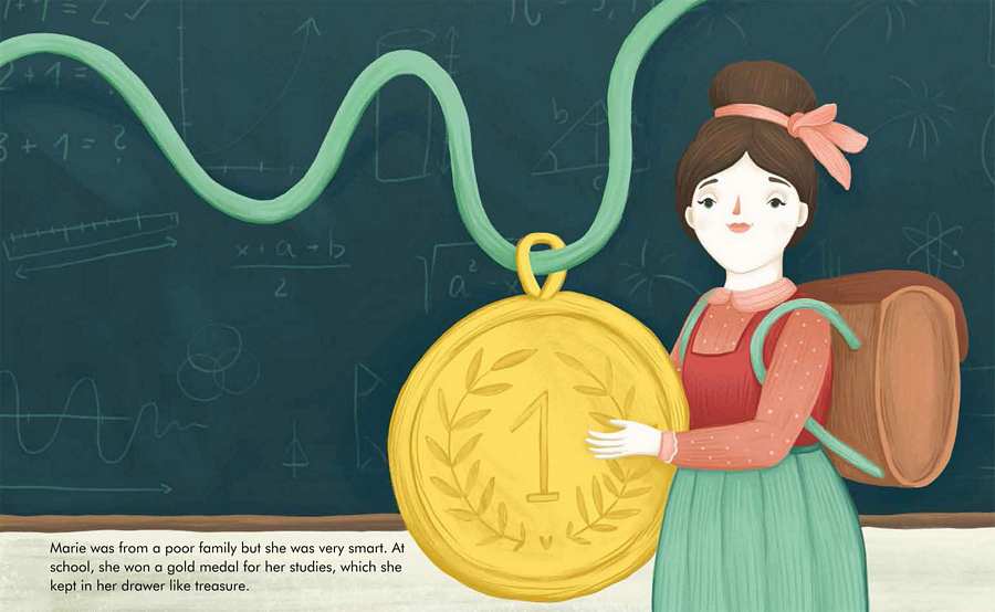 Little People Big Dreams - Marie Curie inside 2