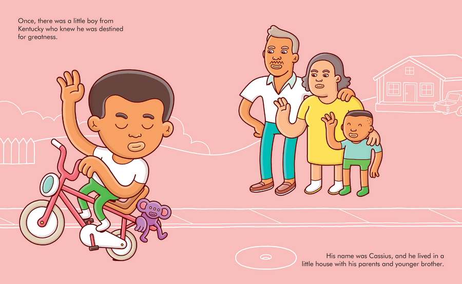 Little People Big Dreams - Muhammad Ali Harback Book inside 1