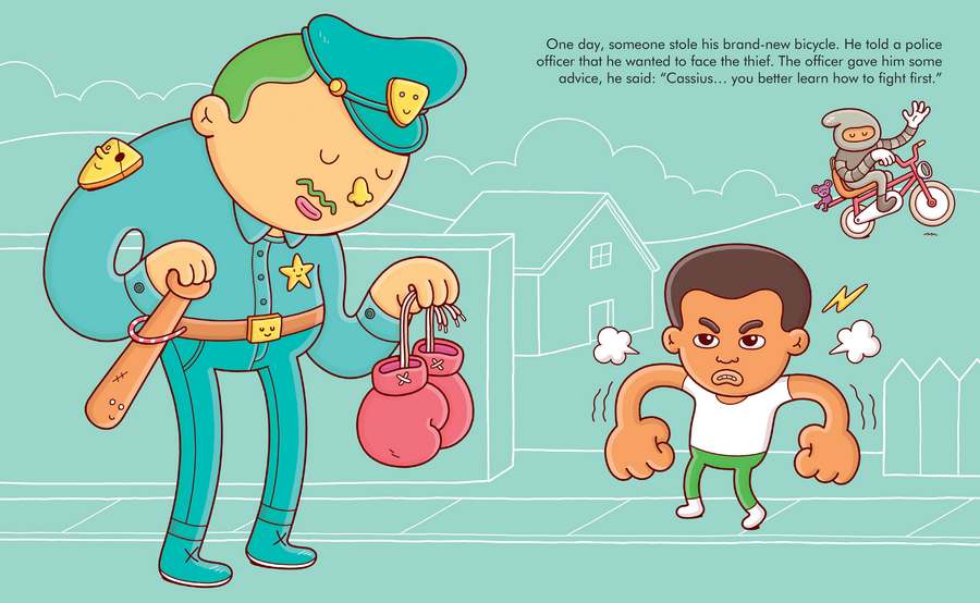 Little People Big Dreams - Muhammad Ali Harback Book inside 2