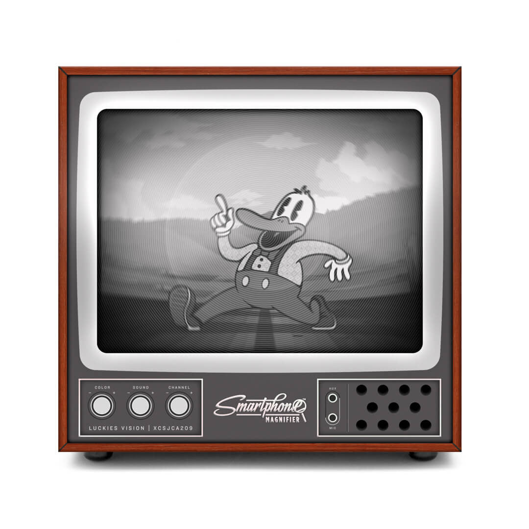 Luckies Of London Smartphone Magnifier in use