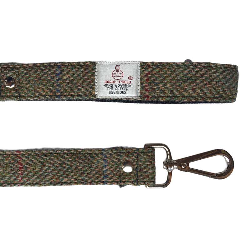 Maccessori Harris Tweed Dog Lead in Country Green ends