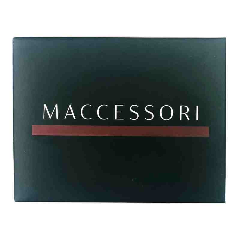 Maccessori Harris Tweed Trifold Gents Wallet Blue Check box