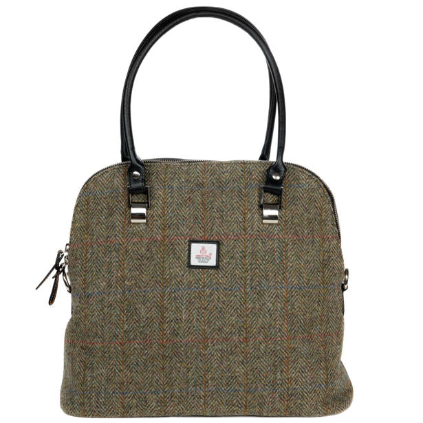 Maccessori Harris Tweed Large Bowling Bag Country Green