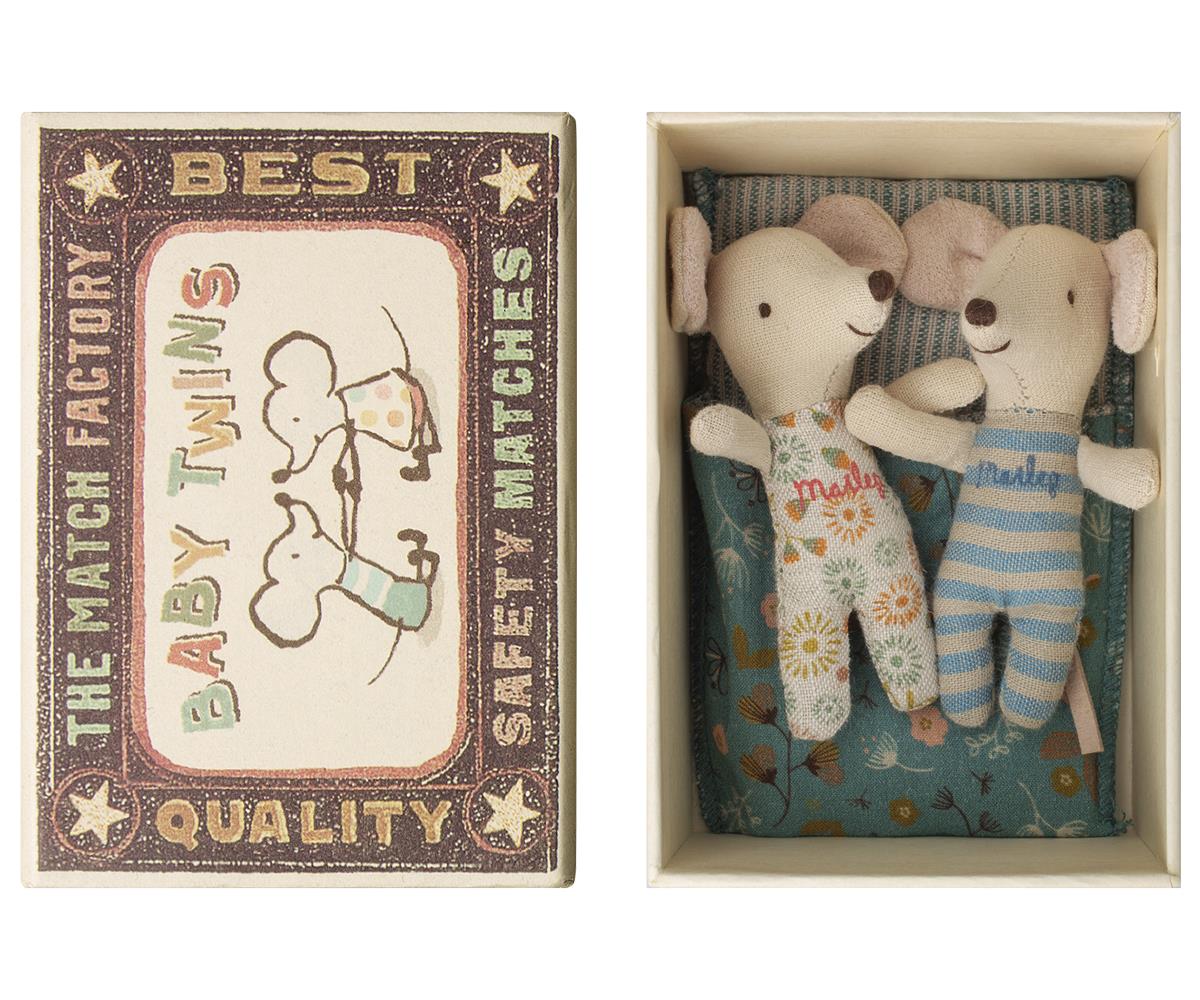 Maileg Baby Mice Twins in Box main