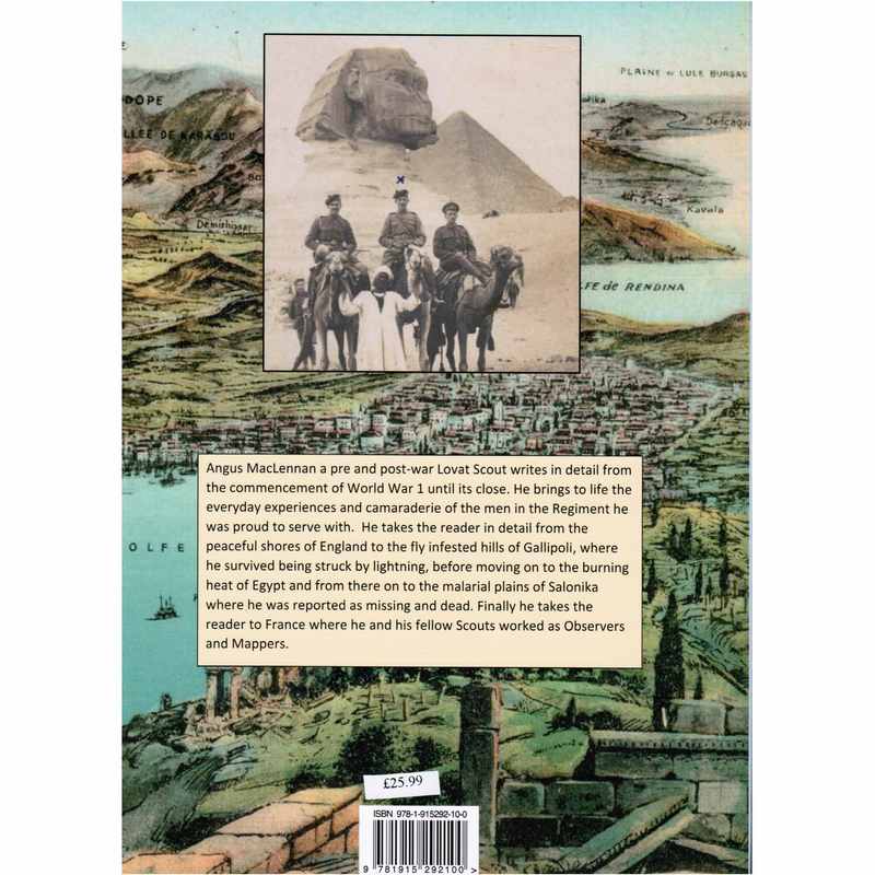 Memoirs Of A Lovat Scout In World War 1 by Sgt Angus MacLennan back