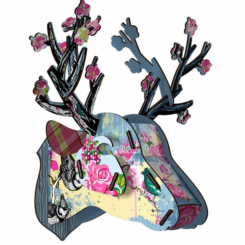 Miho Stags Head Trophy Deer Blossom