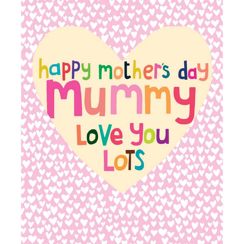 Mother's Day Card Happy Mother's Day Mummy HDS19 front