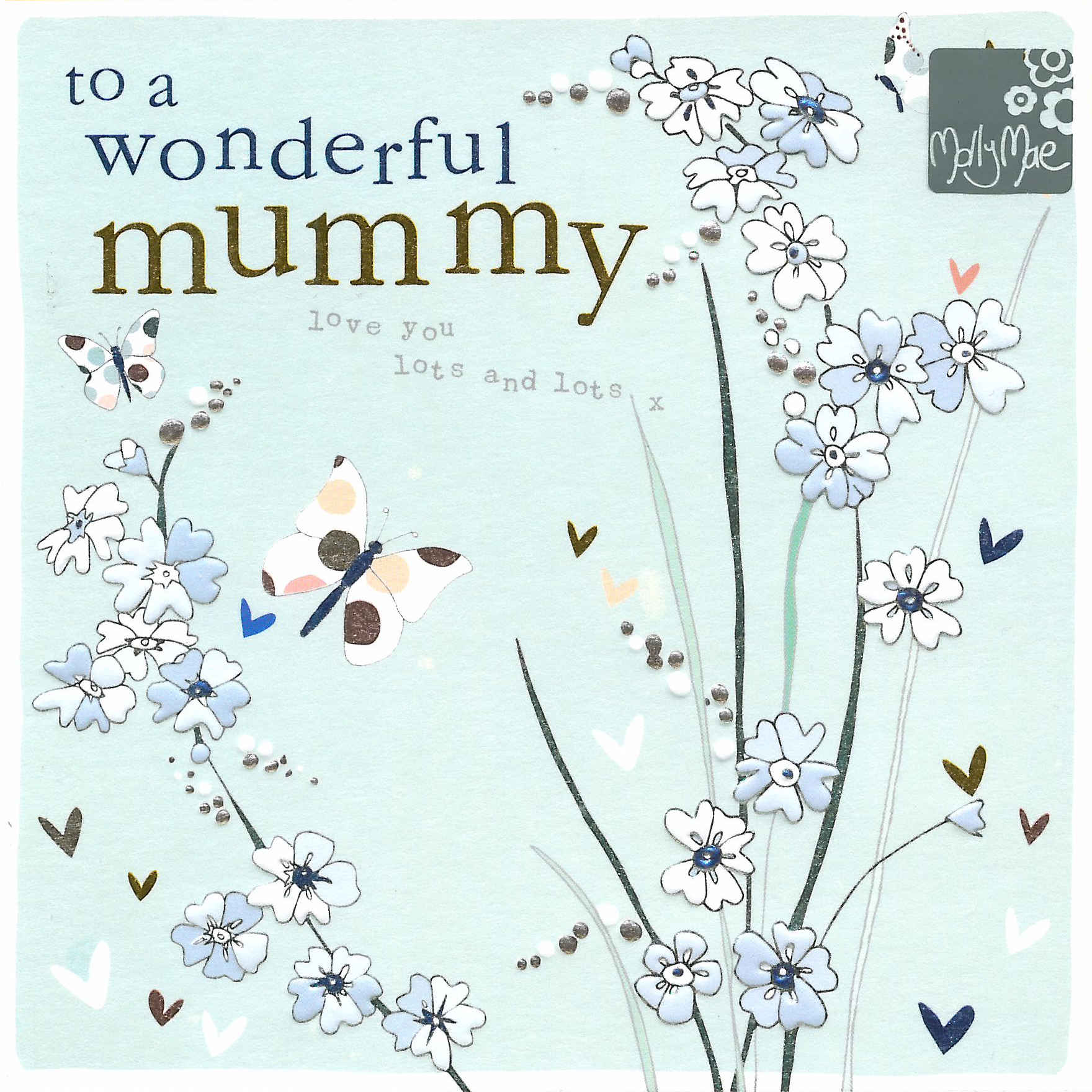 Mother's Day Card - To A Wonderful Mummy
