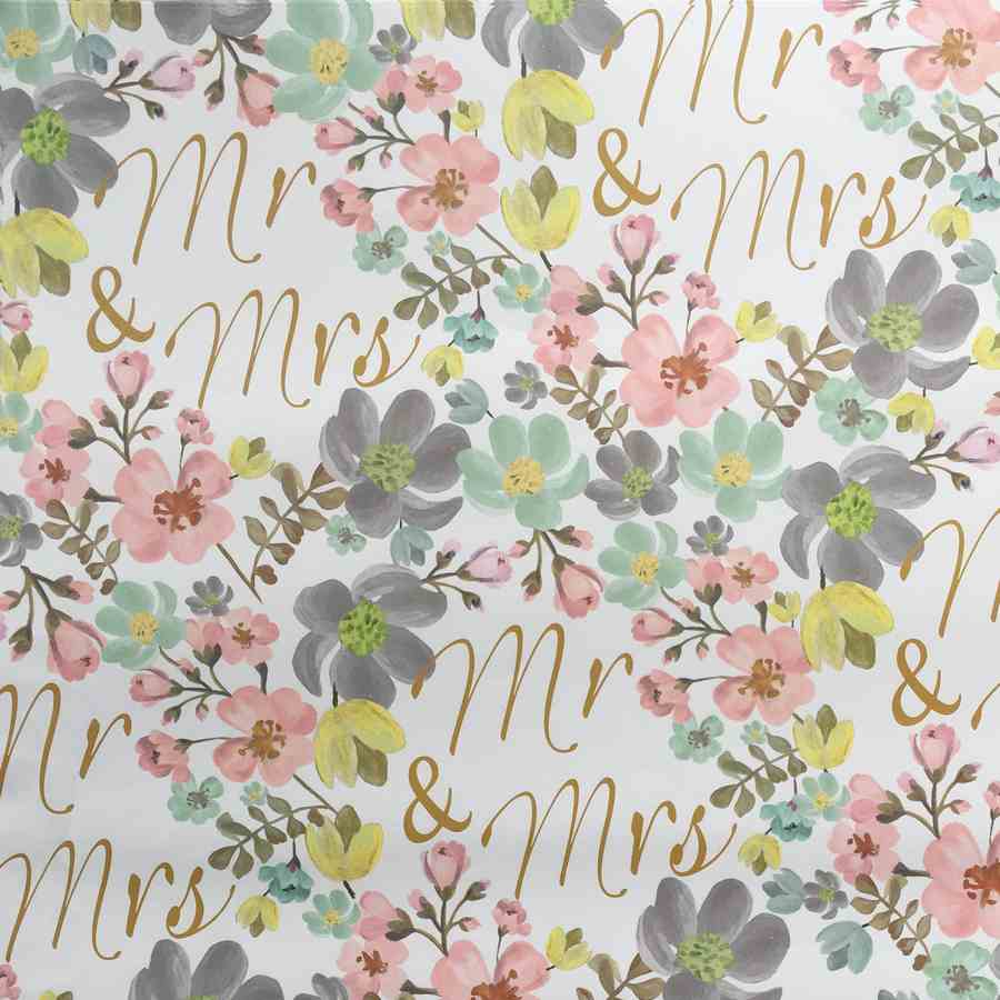 Mr And Mrs Chin Up Buttercup Gift Wrap