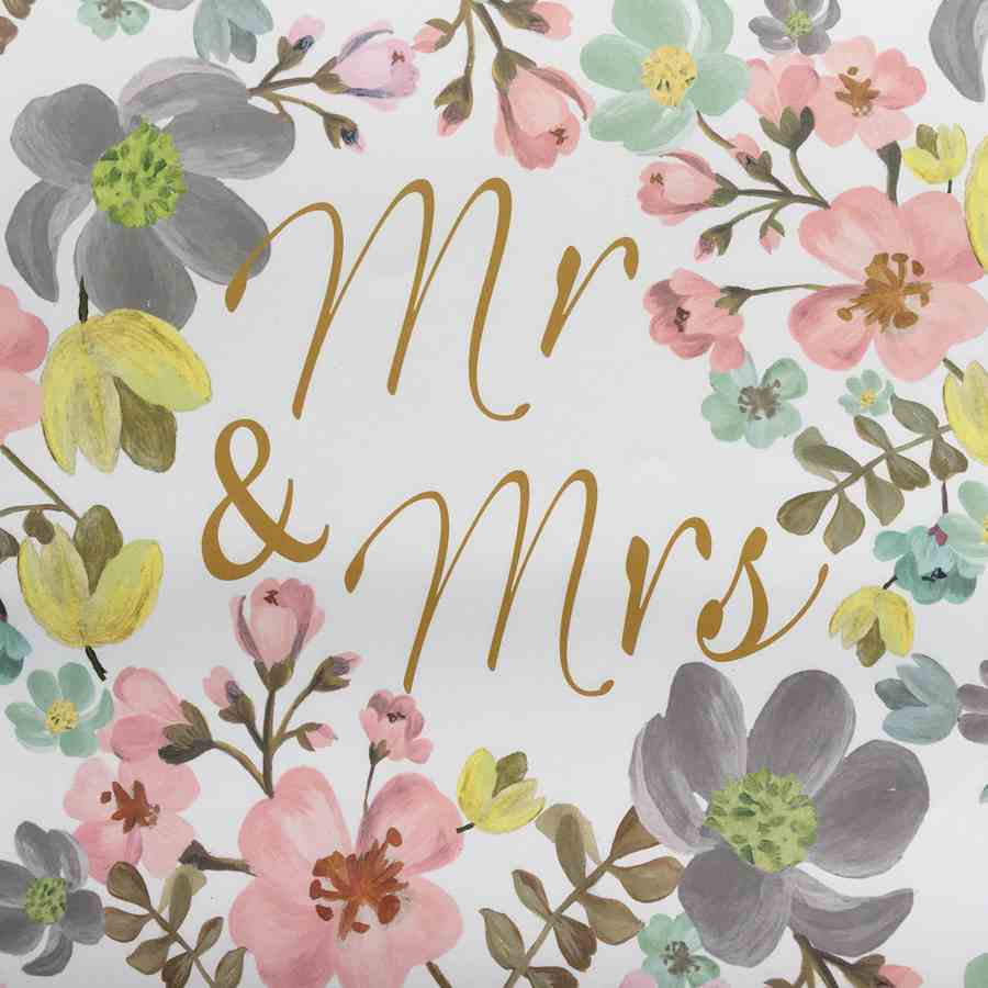 Mr And Mrs Chin Up Buttercup Gift Wrap Detail