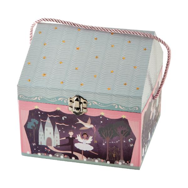Musical Tin Tea Set Enchanted 41P3652-01 closed