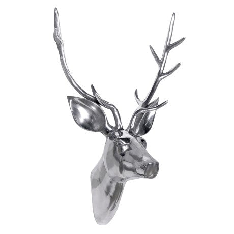 Nickel Stag's Head Wall Trophy