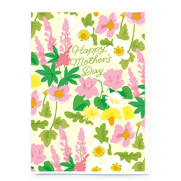 Noi Publishing All Over Floral Happy Mothers Day NL264 front