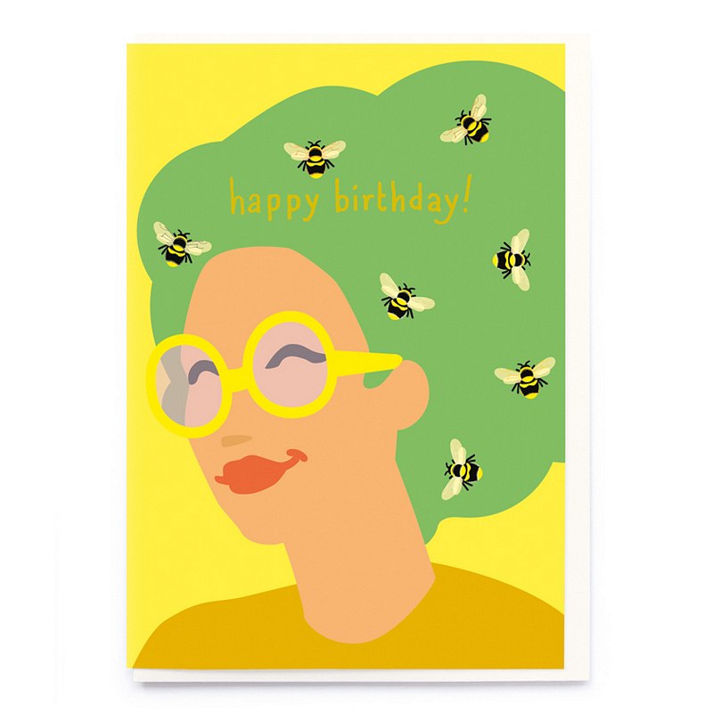 Noi Publishing Happy Birthday Bee Girl CB010 front