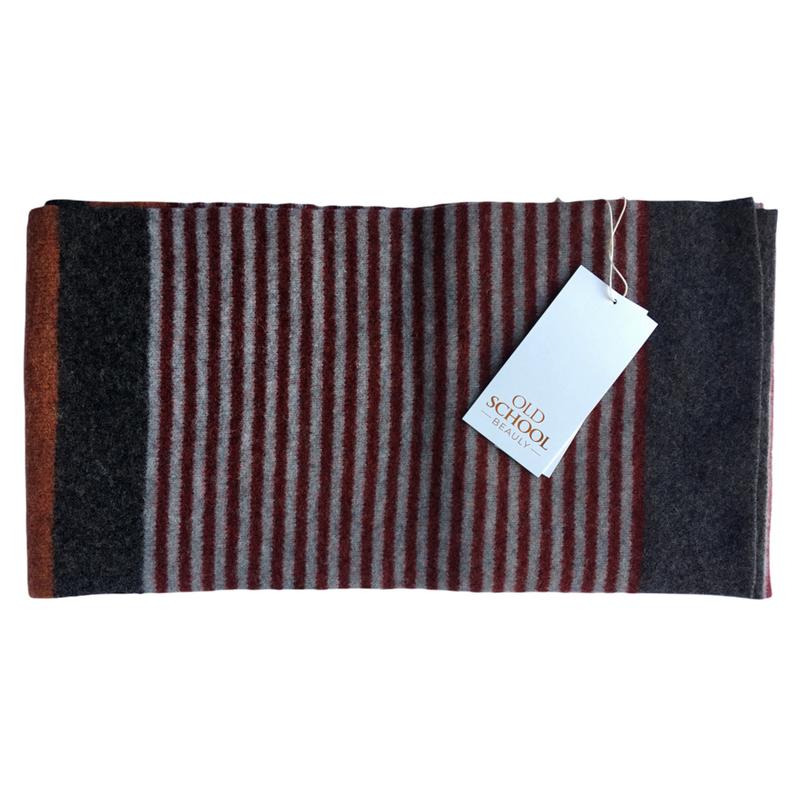 Old School Beauly Fyrish Lambswool Scarf folded